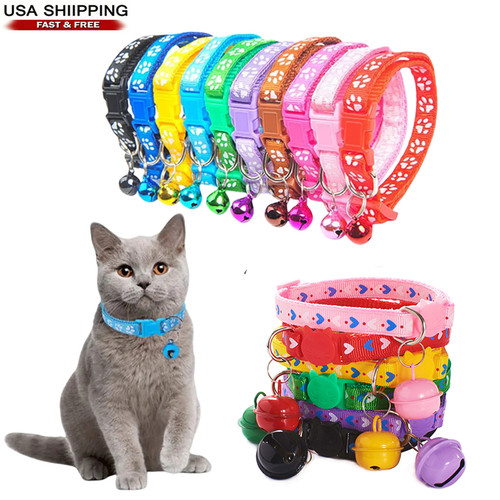 Adjustable nylon cat collar - adjustable,
